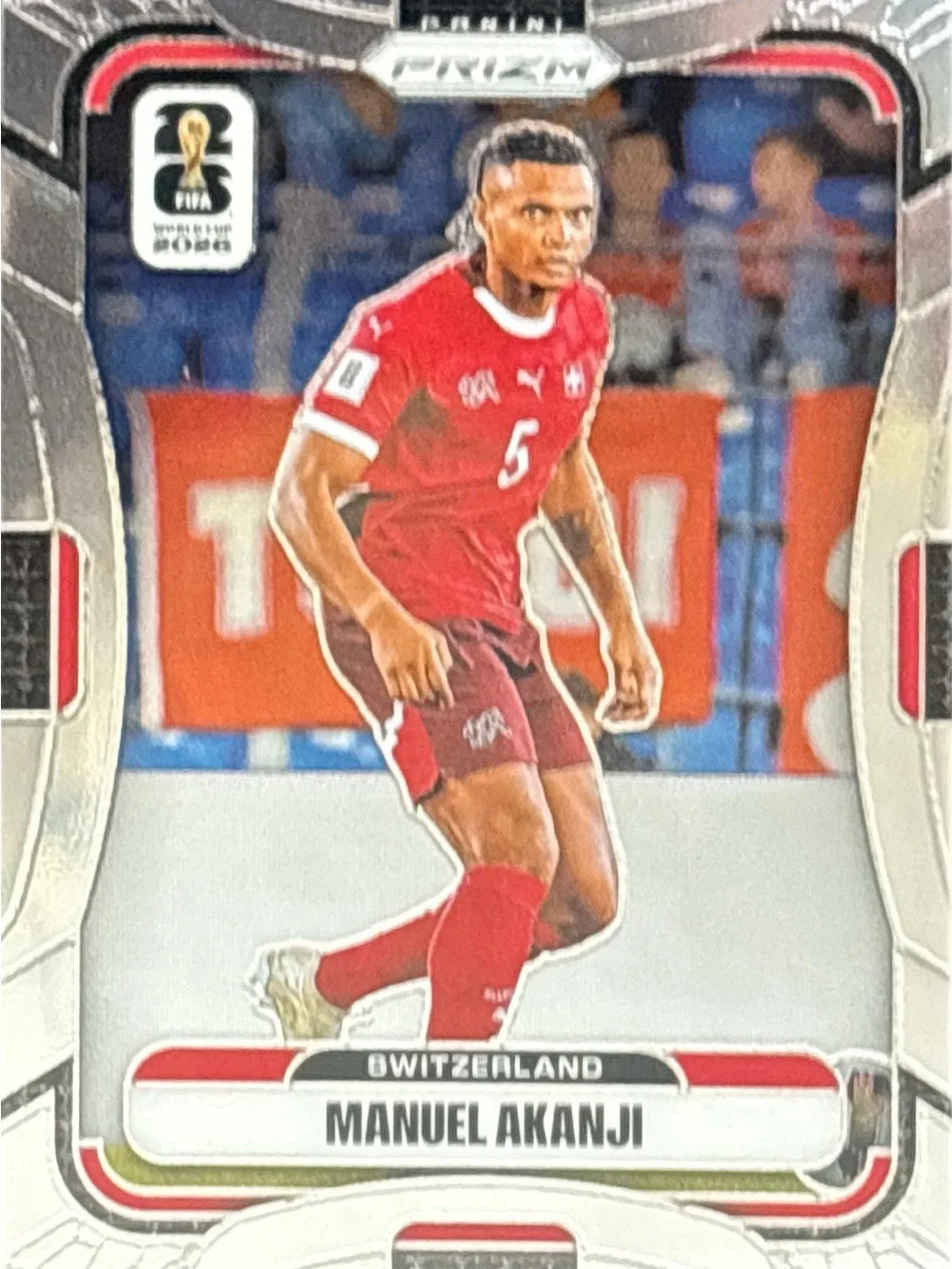 Panini Prizm Manuel Akanji Soccer Card